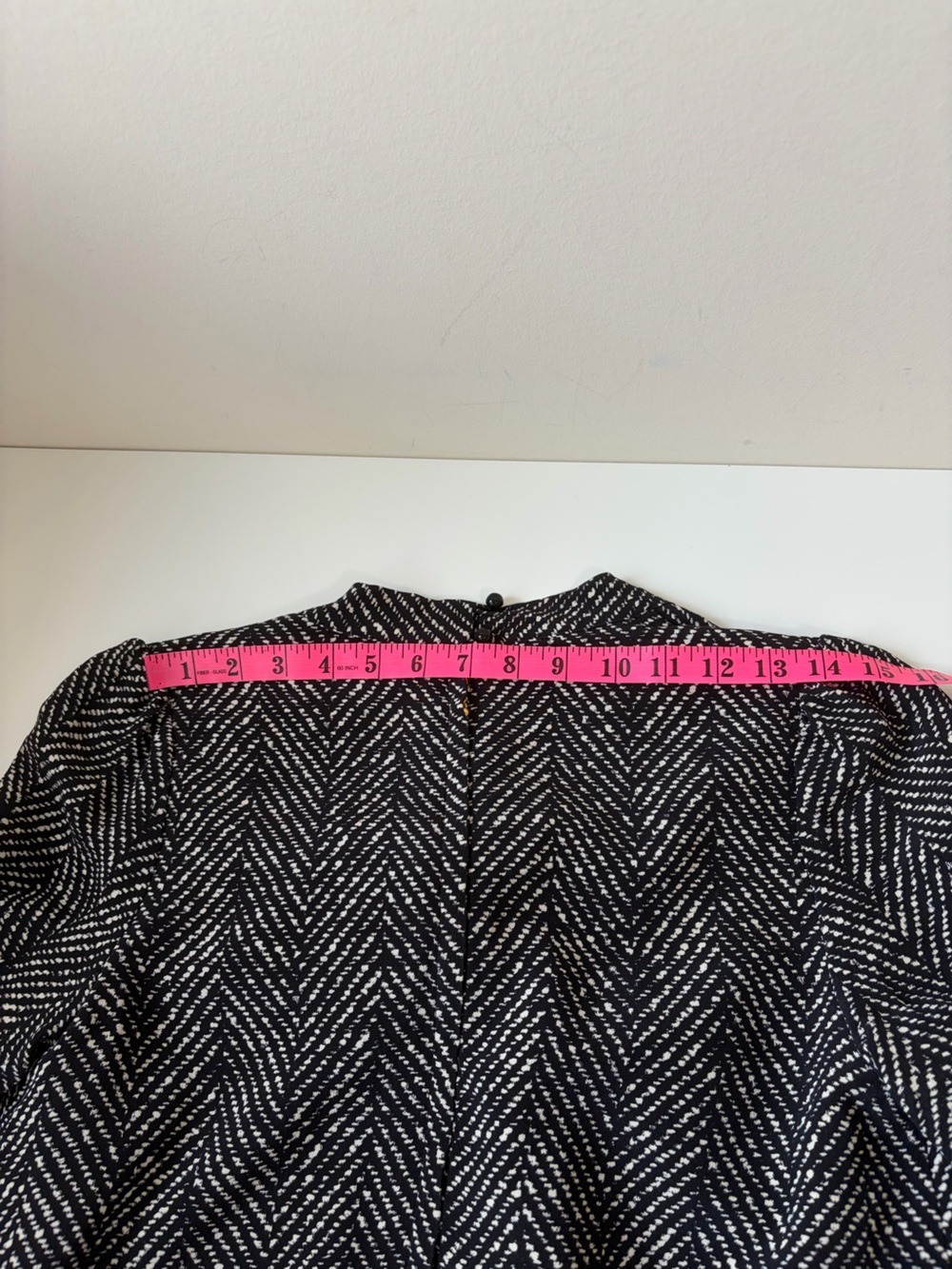 KATE SPADE 100% SILK HERRINGBONE TIE FRONT DRESS - Picture 16 of 16